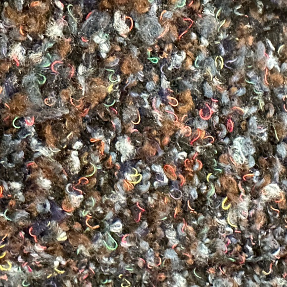 Isabel & Nina Multicolor Fuzzy Textured Full Length Lightweight Coat~Lined~Small - Picture 15 of 16